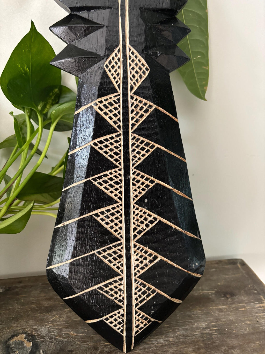 Polynesian Engraved War Weapon