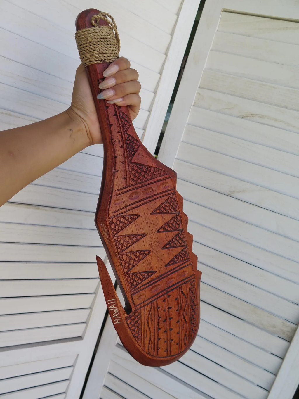 HAWAII Engraved Paddle