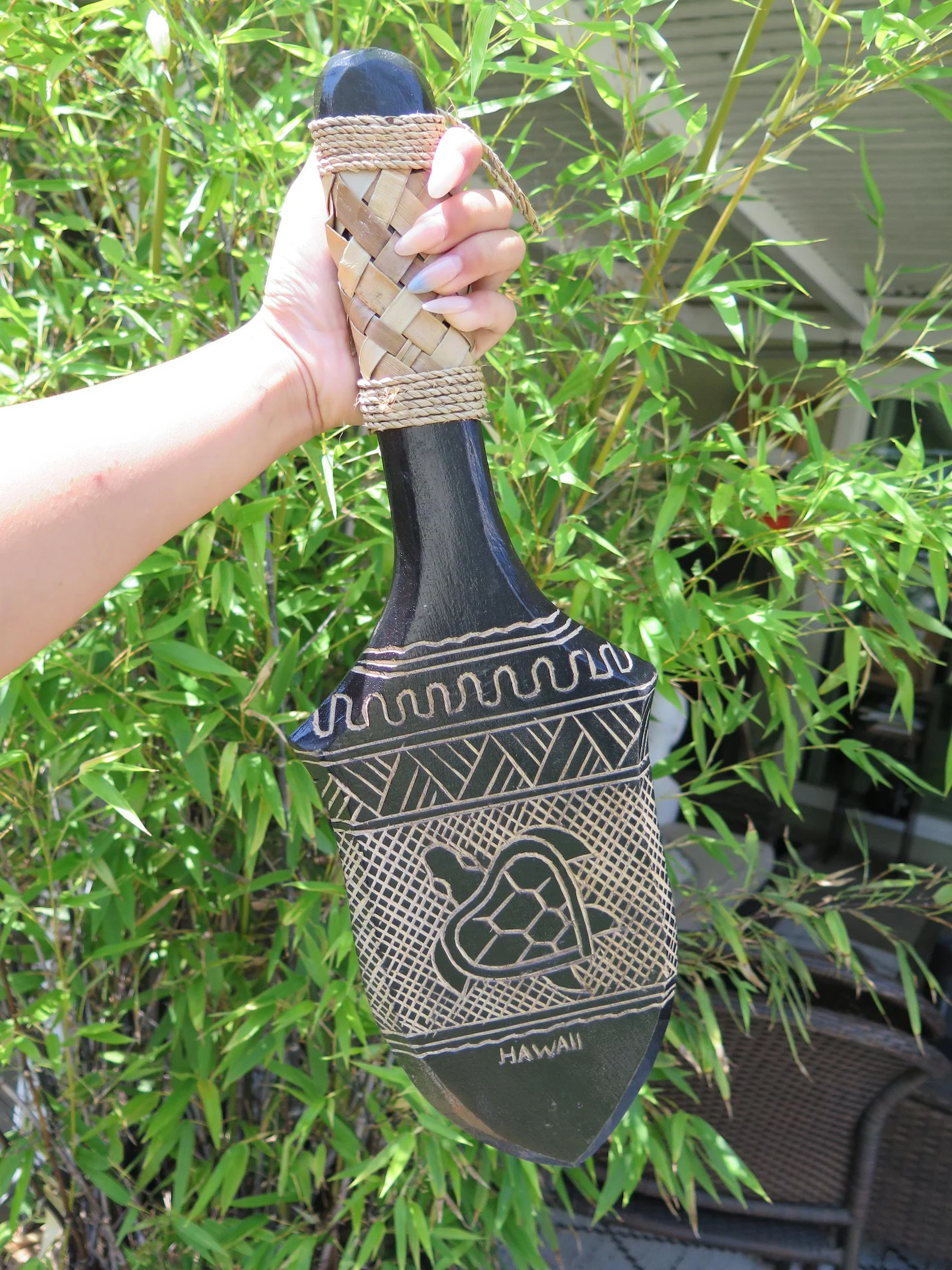 Honu Engraved Paddle
