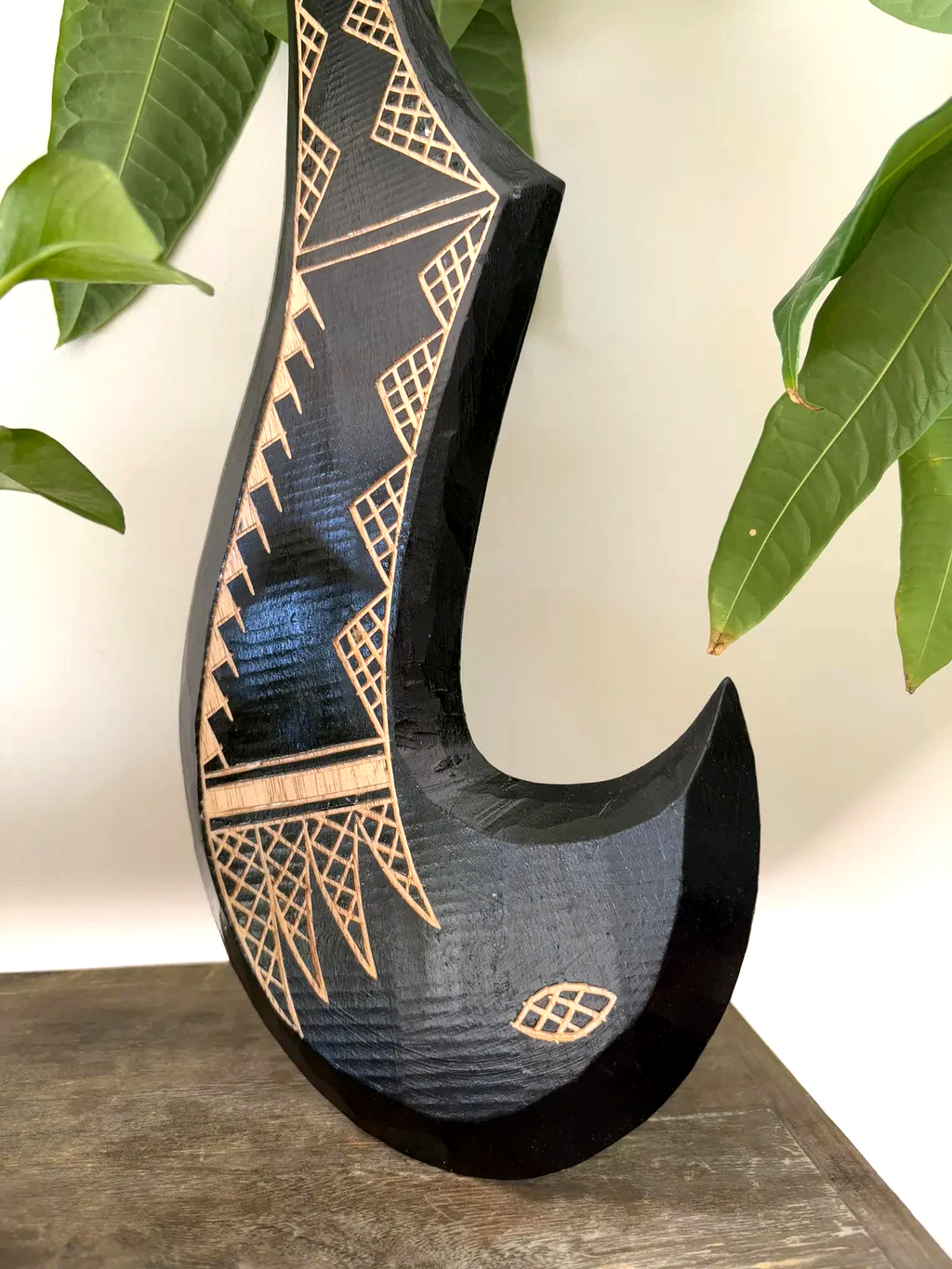 Hawaiian Engraved Tribal Hook