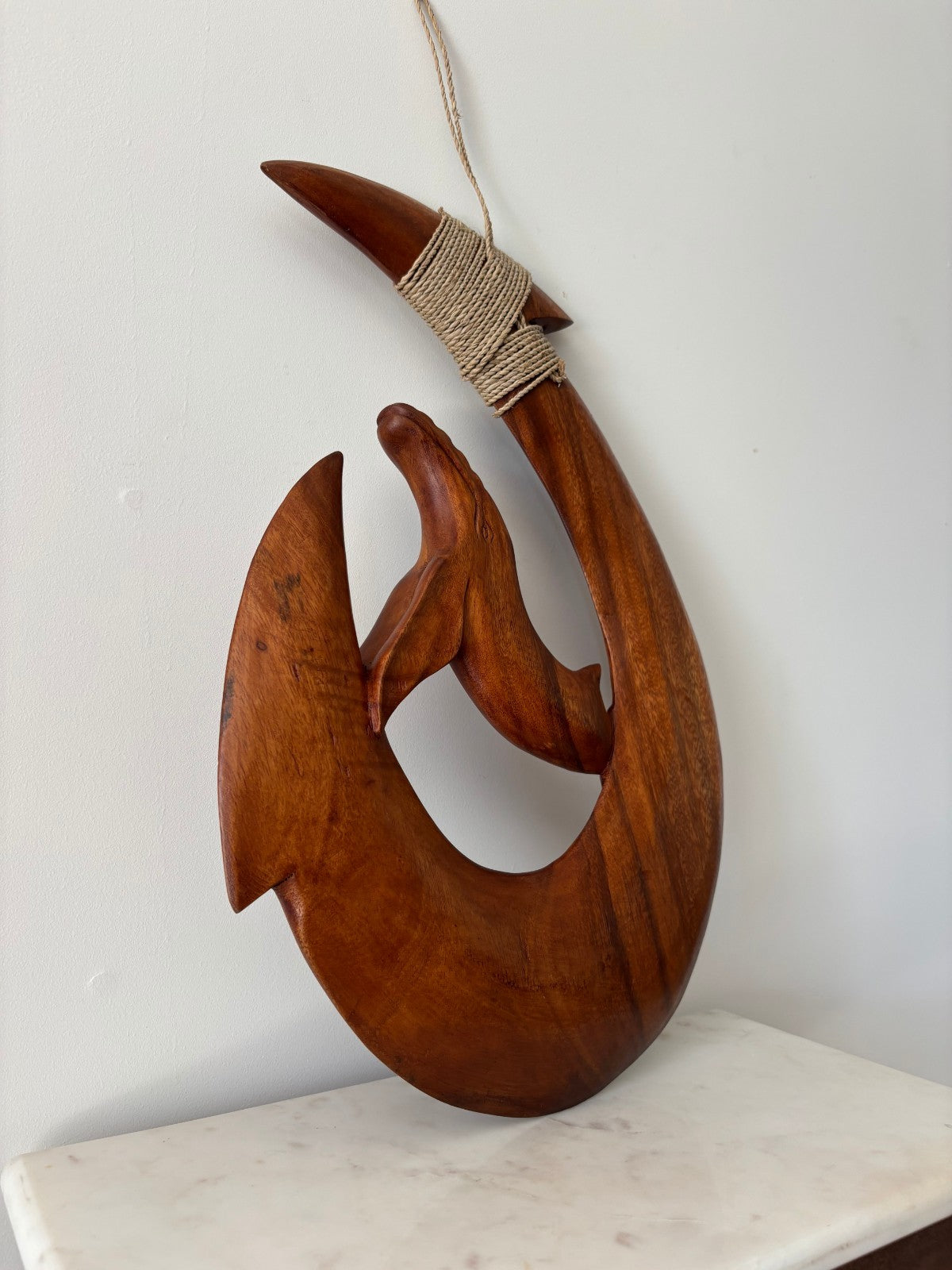 Whale Wood Premium Fish Hook - Brown