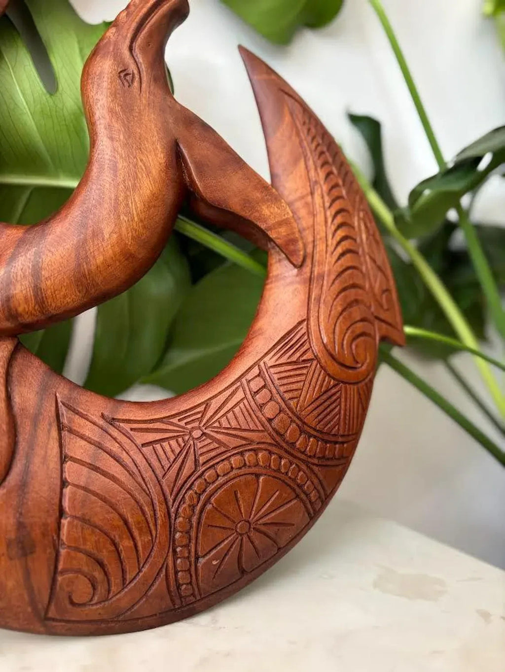 Whale Wood Premium Fish Hook - Brown