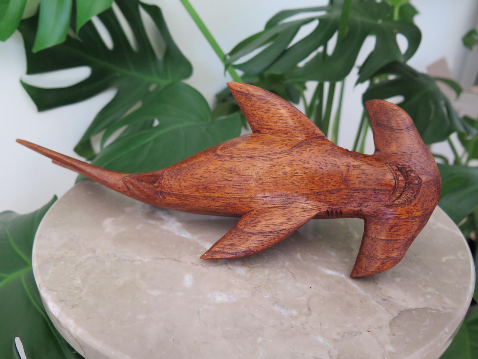 Hammerhead Engraved Statue