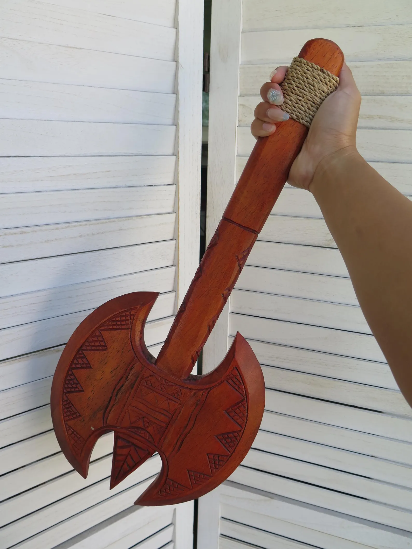 HAWAII Engraved Tribal Axe