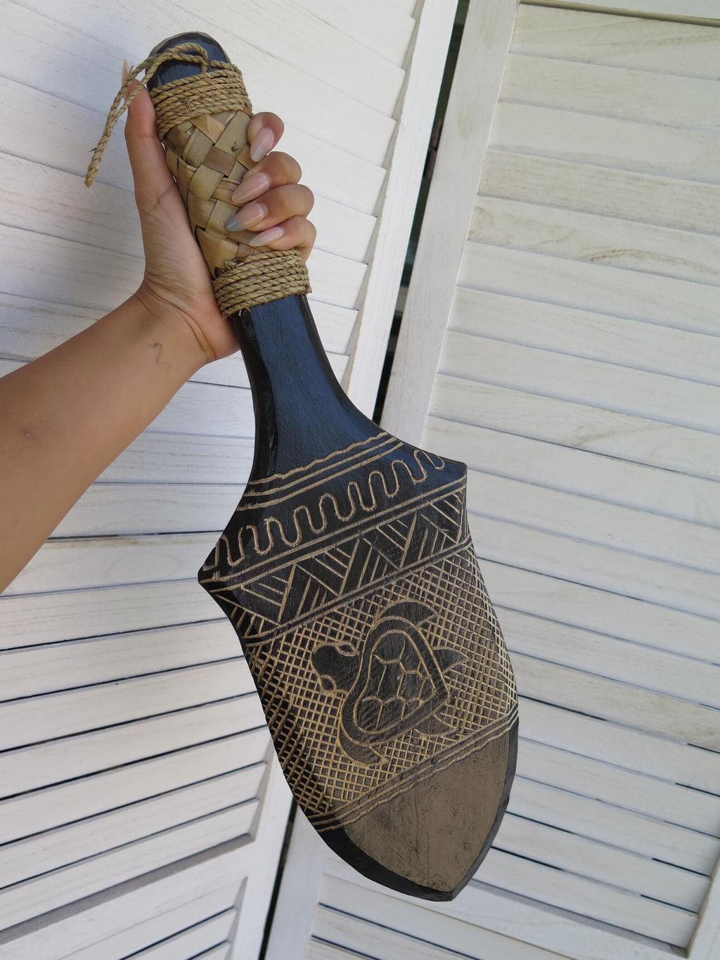 Honu Engraved Paddle