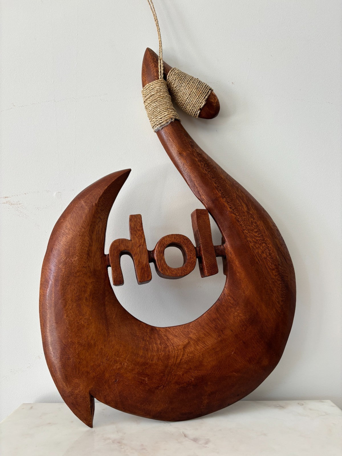 ALOHA Wood Premium Fish Hook - Brown
