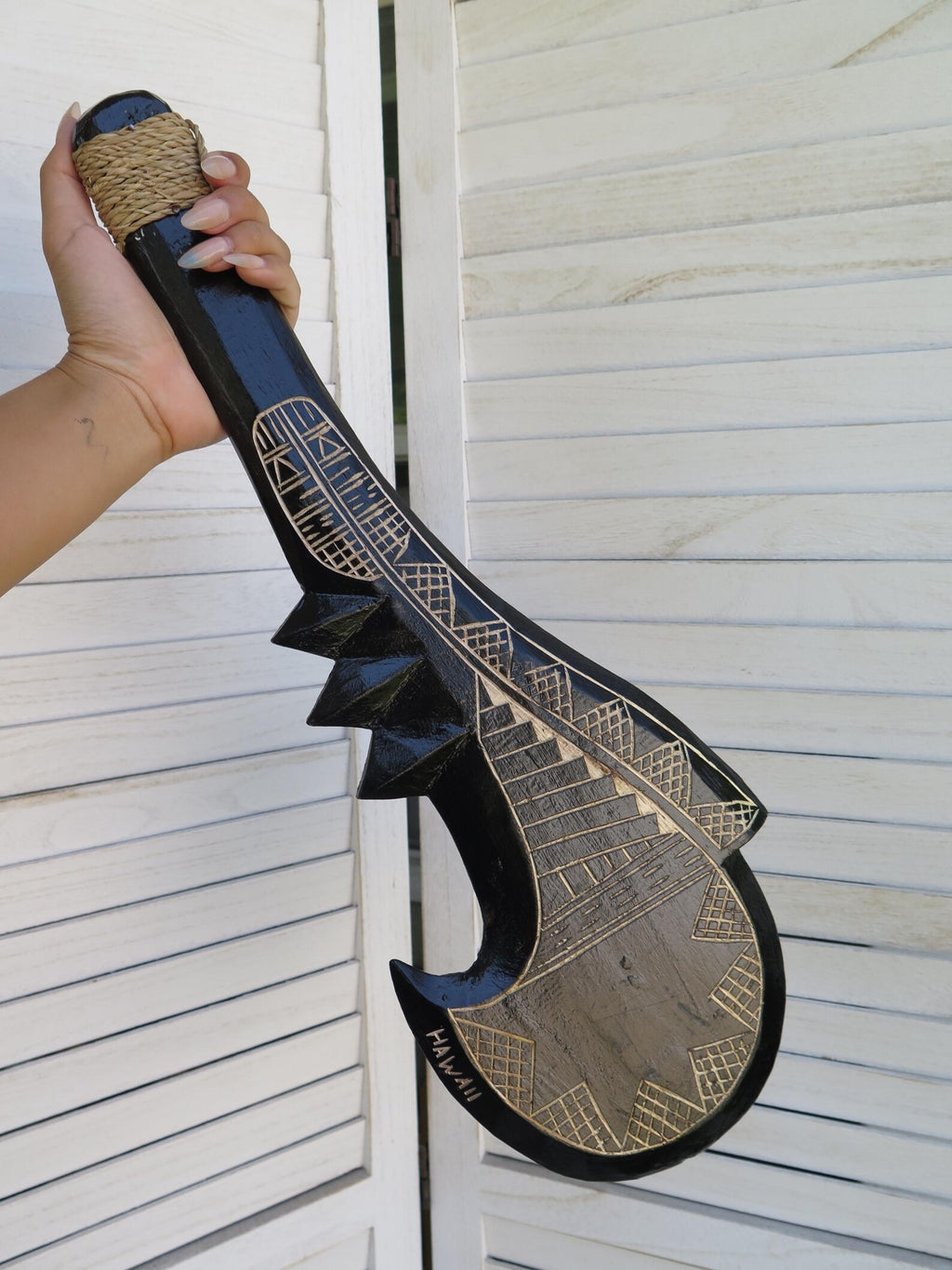 HAWAII Engraved War Weapon