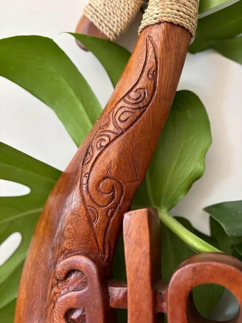 ALOHA Wood Premium Fish Hook - Brown