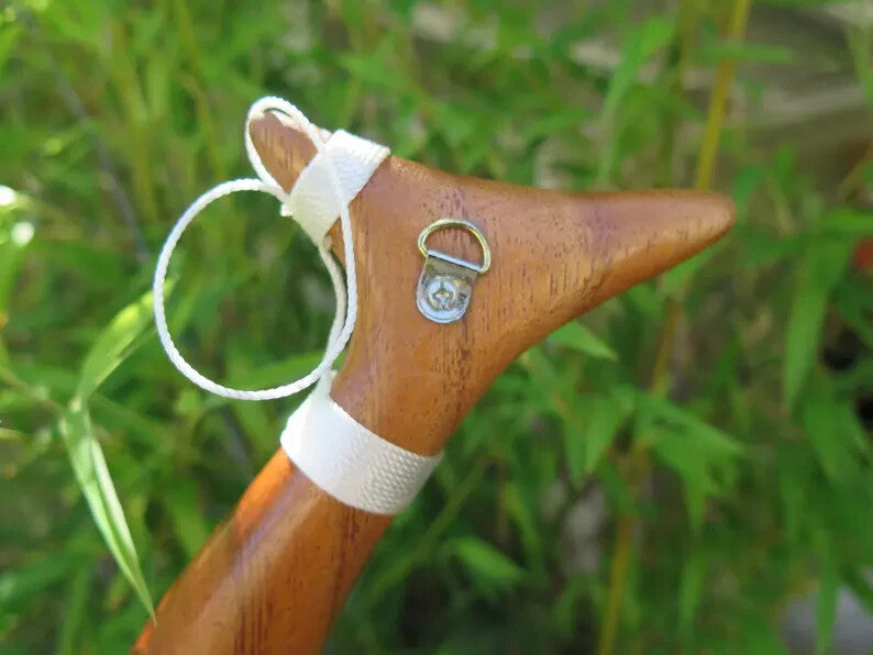 HAWAII Wooden Fish Hook - Brown