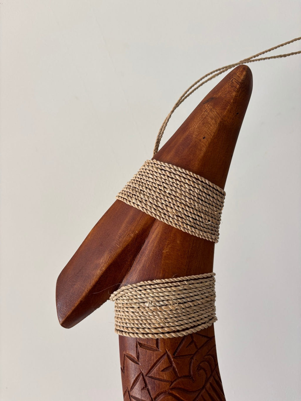 Shaka Wood Premium Fish Hook - Brown