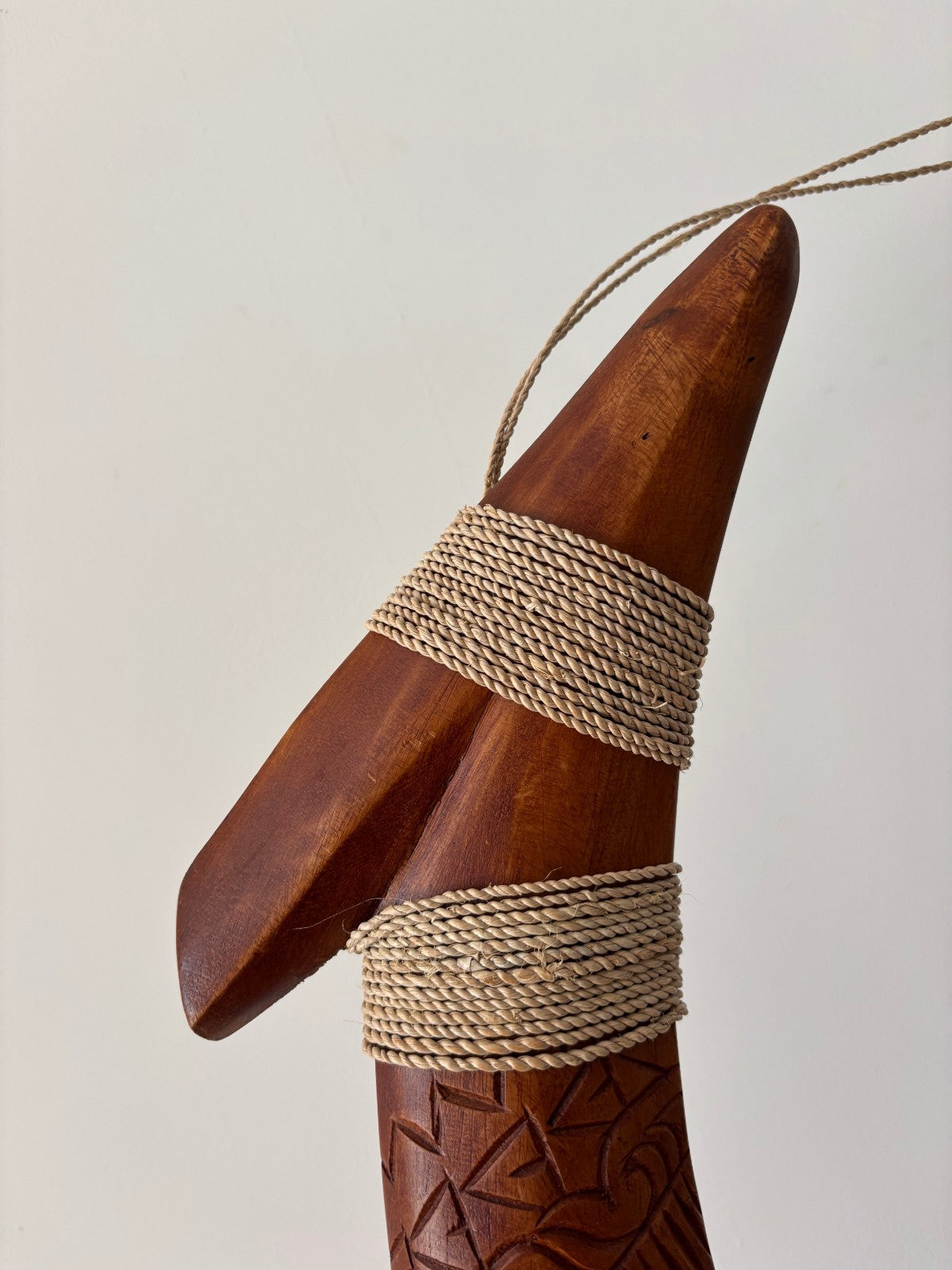 Shaka Wood Premium Fish Hook - Brown