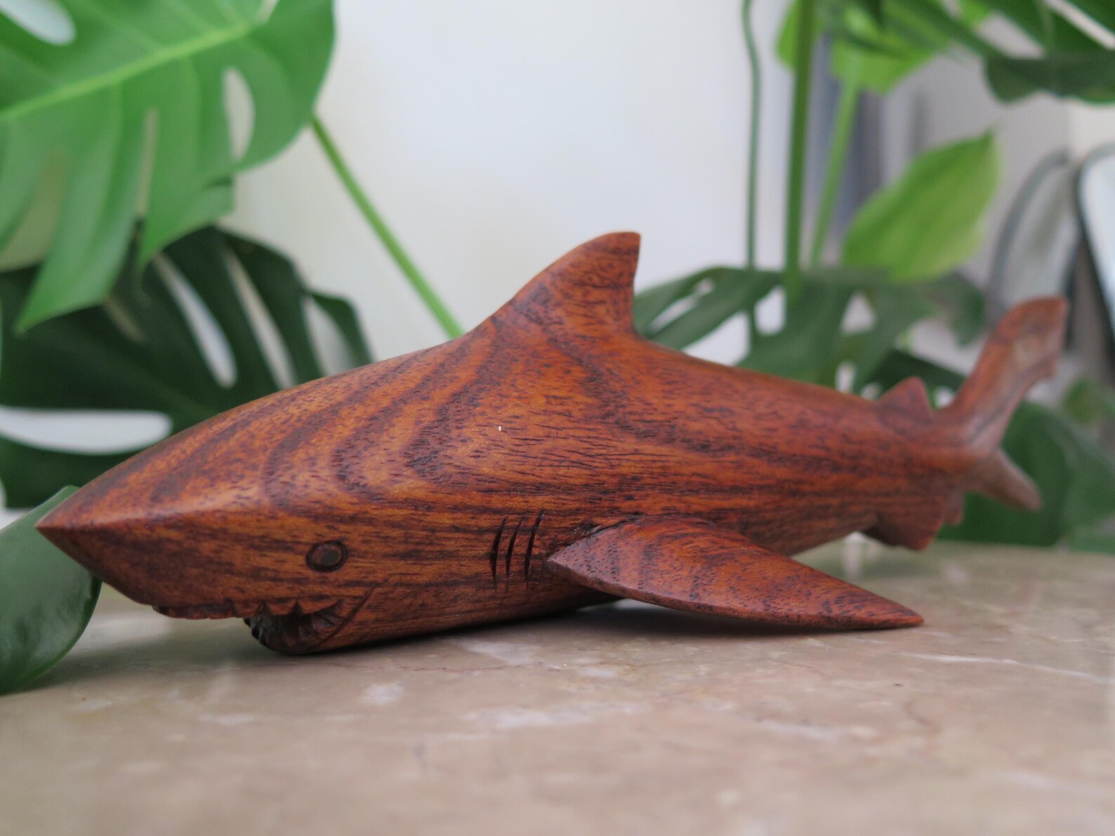 Shark Engraved Statue