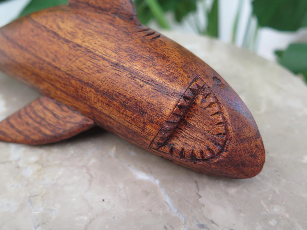 Shark Engraved Statue