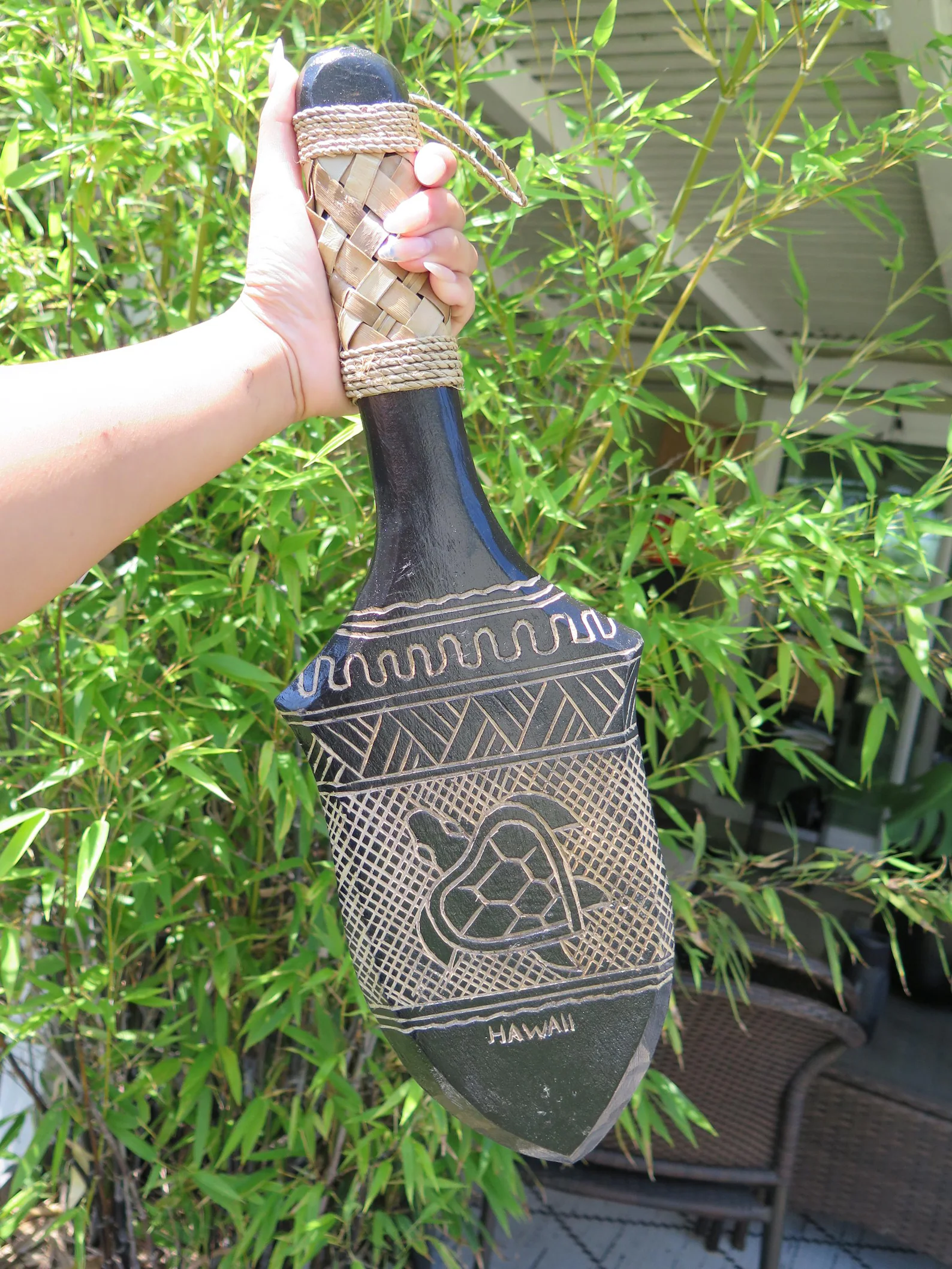 Honu Engraved Paddle