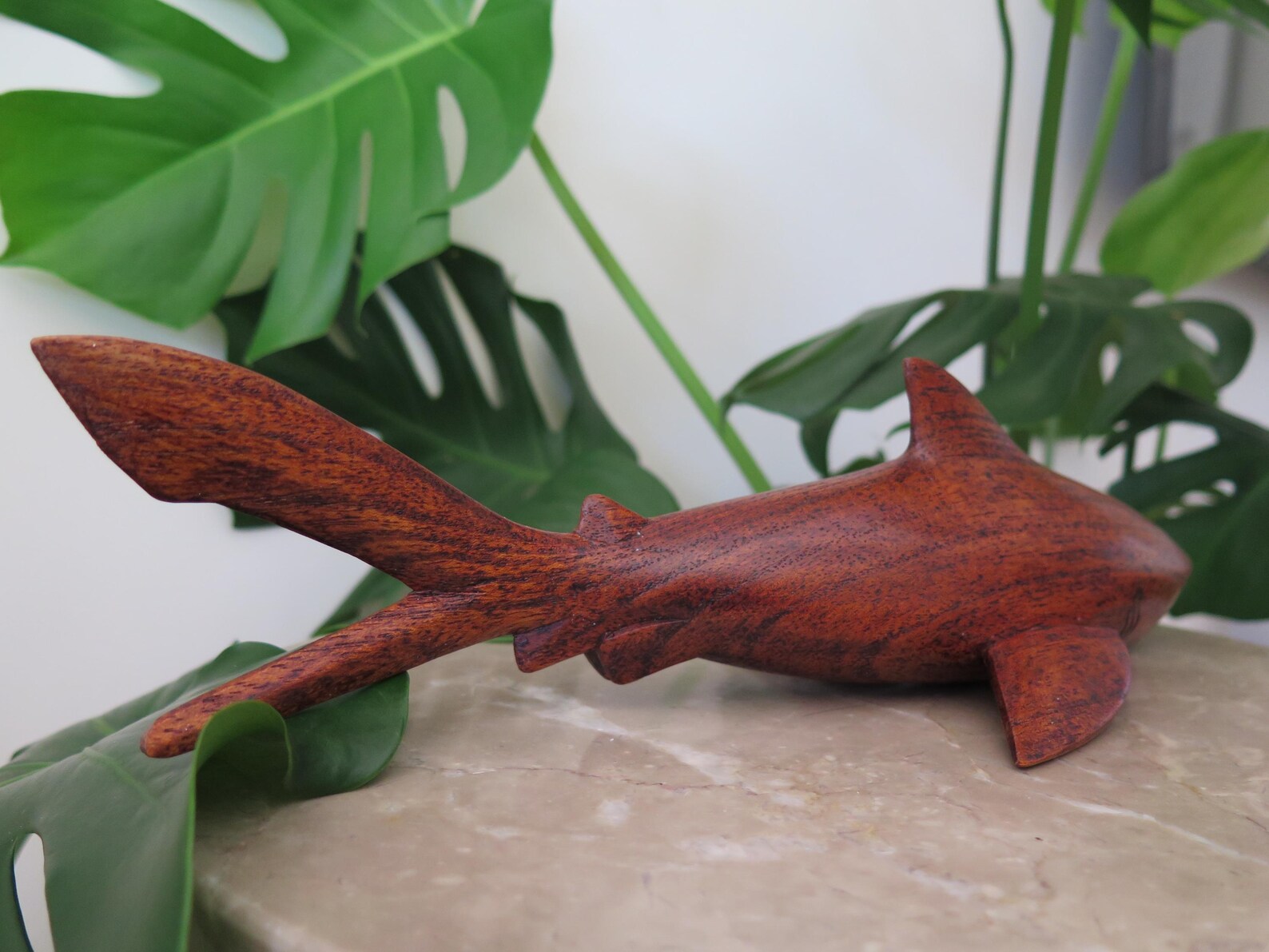 Shark Engraved Statue