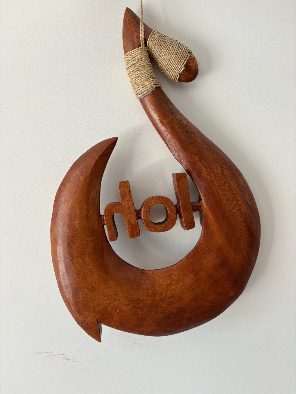 ALOHA Wood Premium Fish Hook - Brown