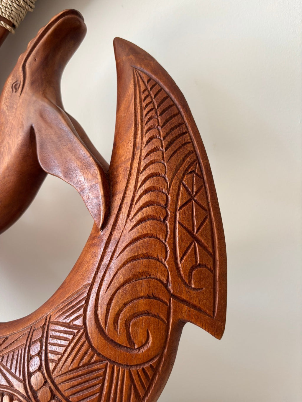 Whale Wood Premium Fish Hook - Brown