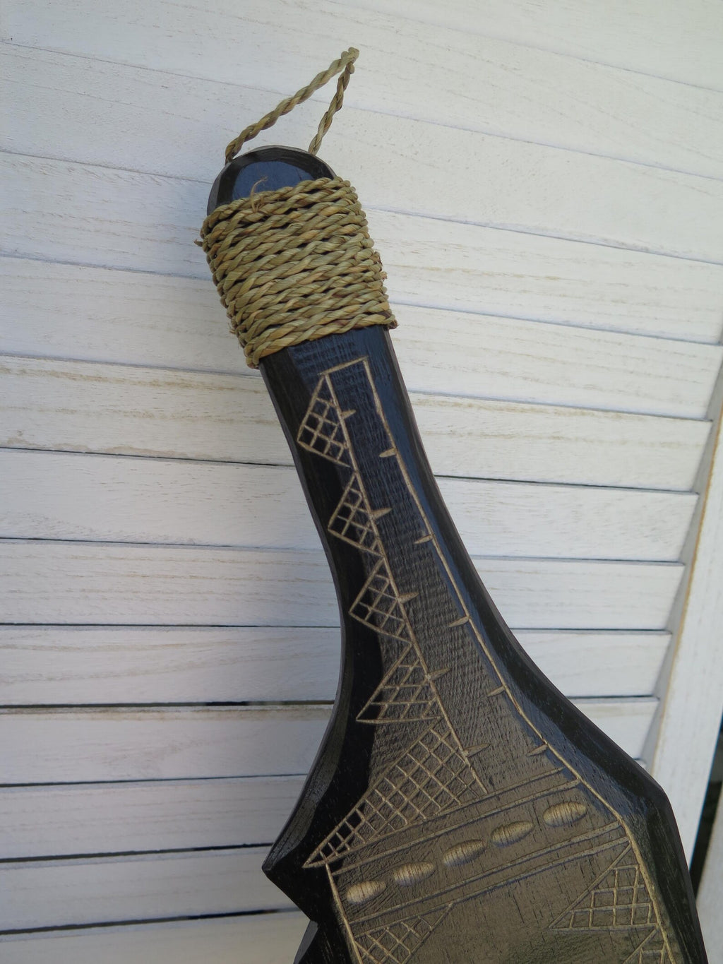 Polynesian Engraved Paddle