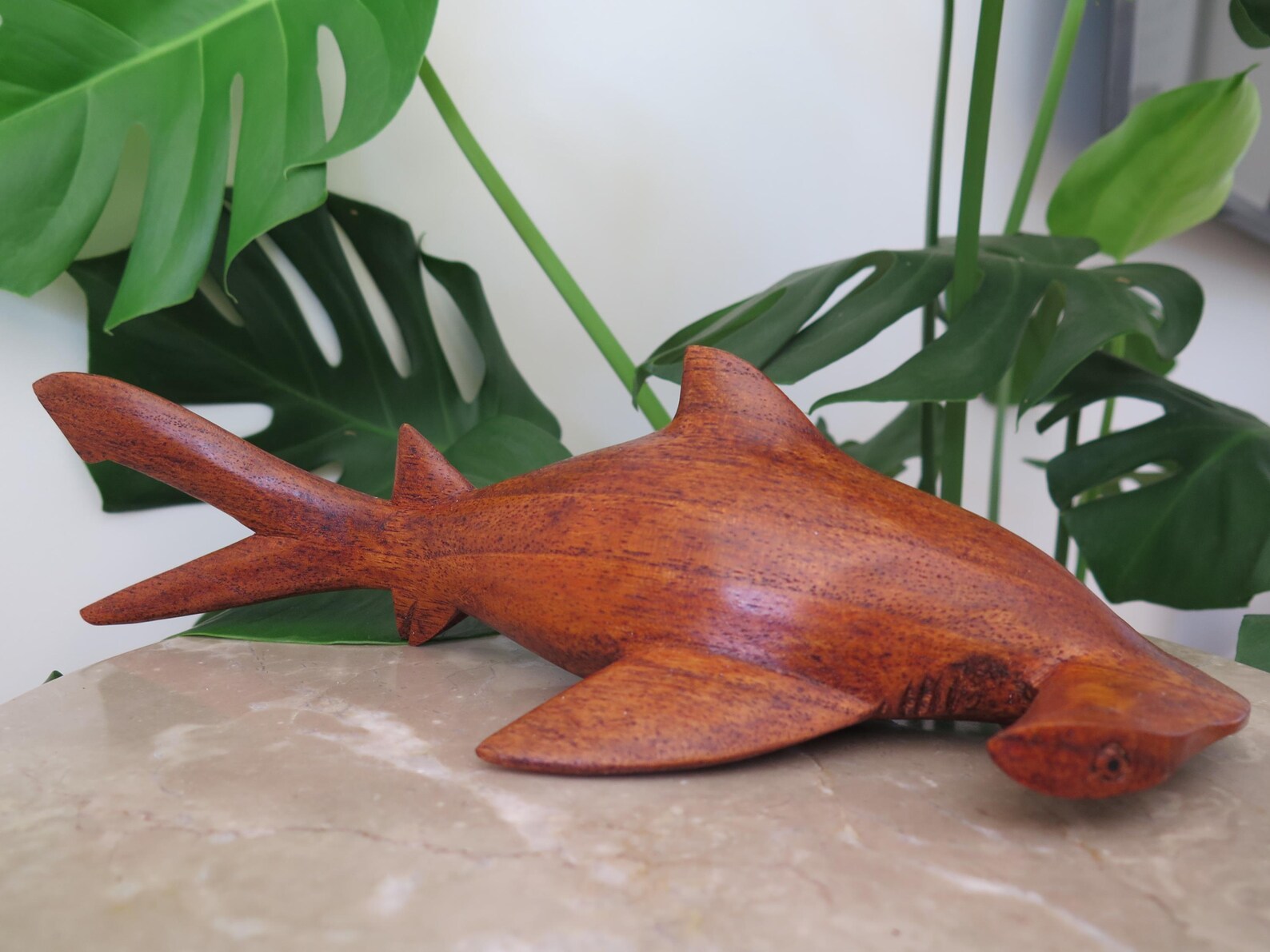 Hammerhead Engraved Statue