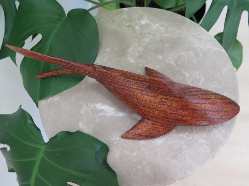 Shark Engraved Statue