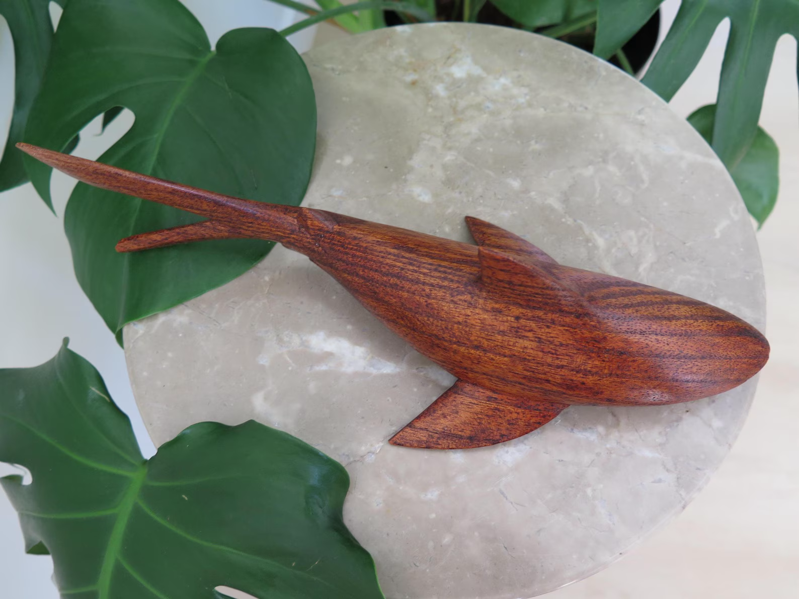 Shark Engraved Statue