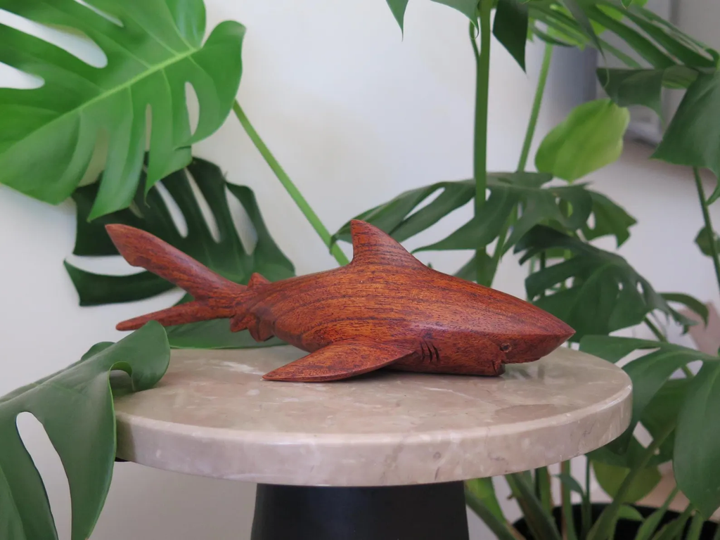 Shark Engraved Statue