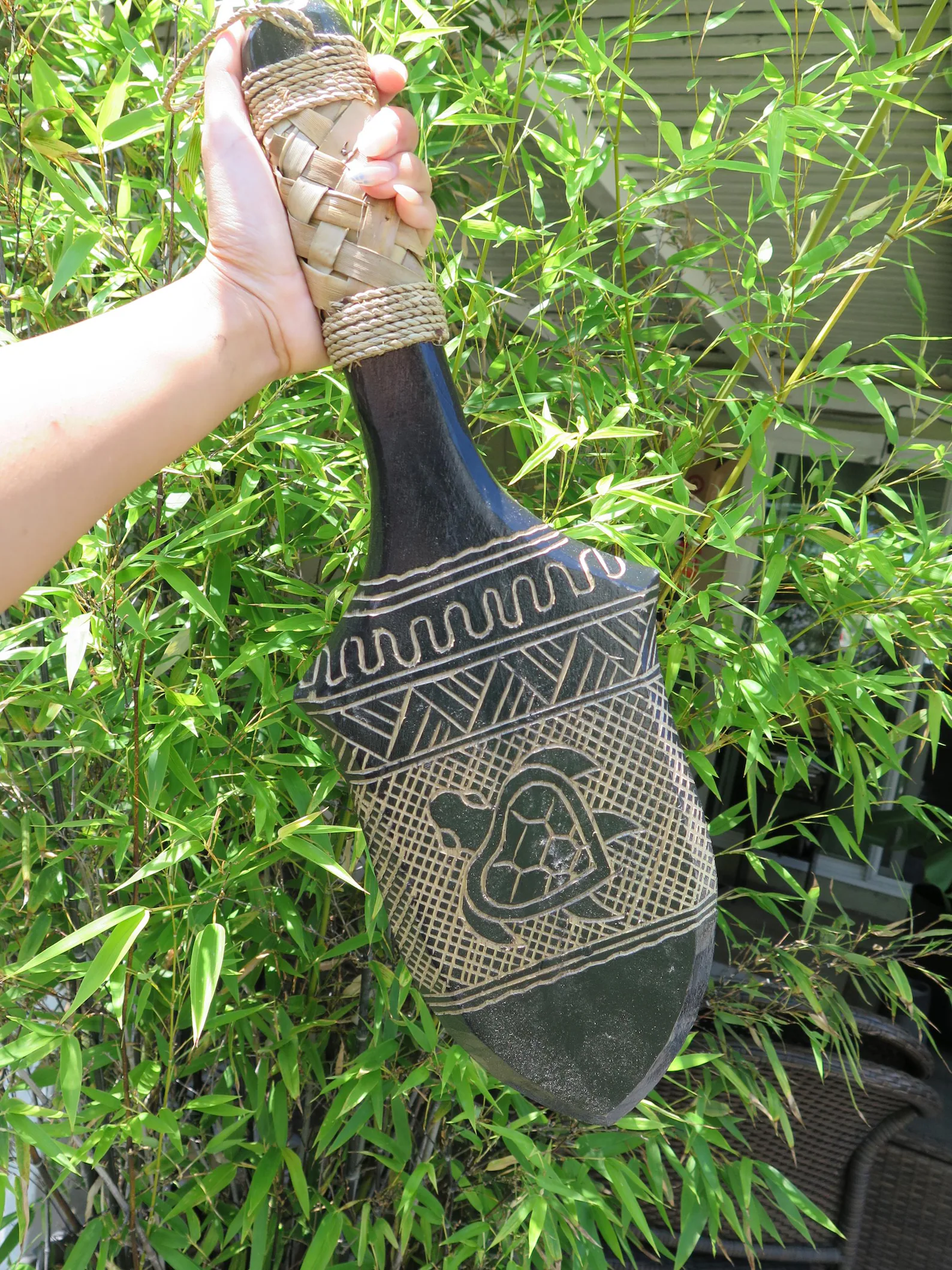 Honu Engraved Paddle