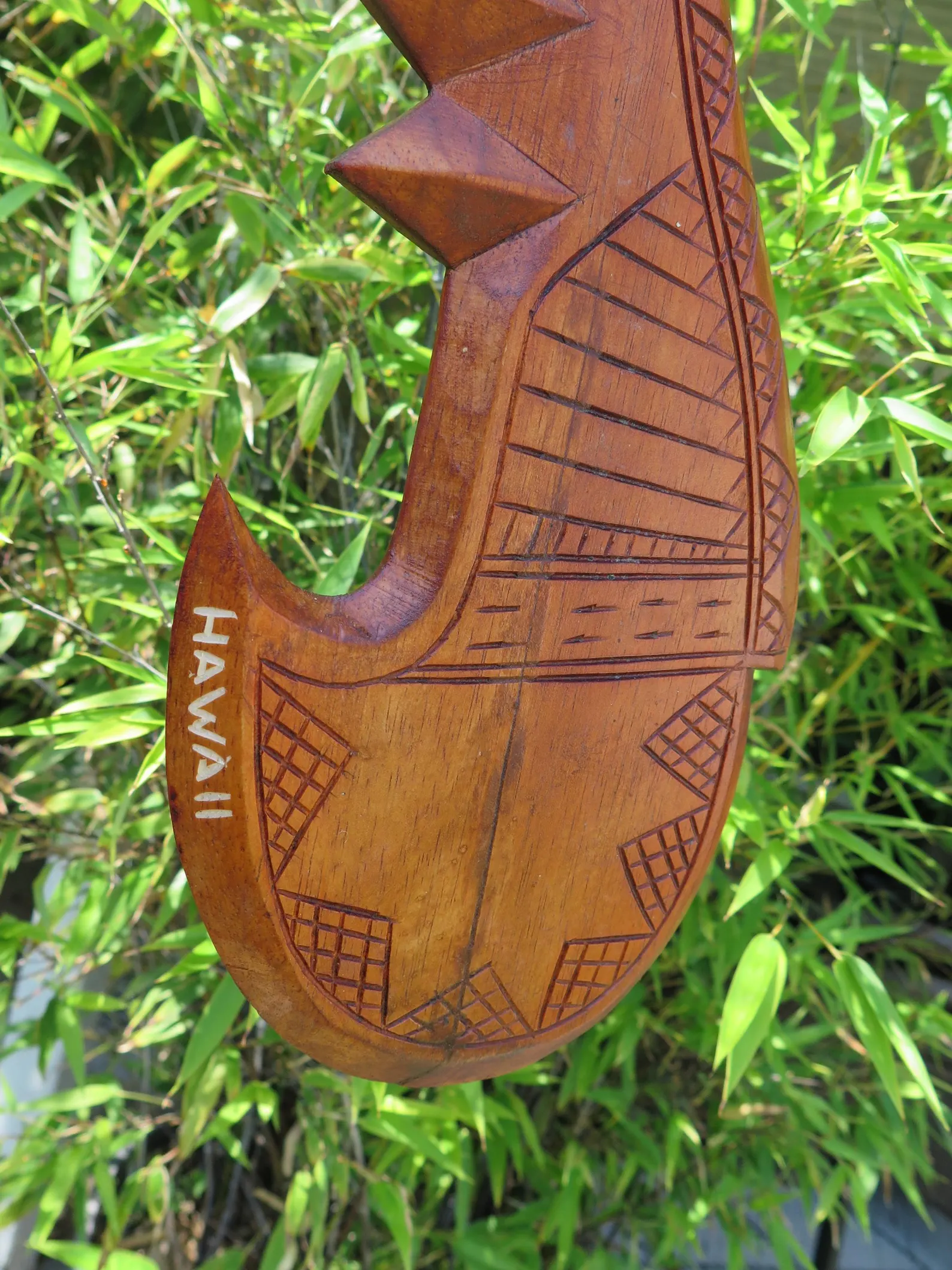 HAWAII Engraved Tribal Paddle