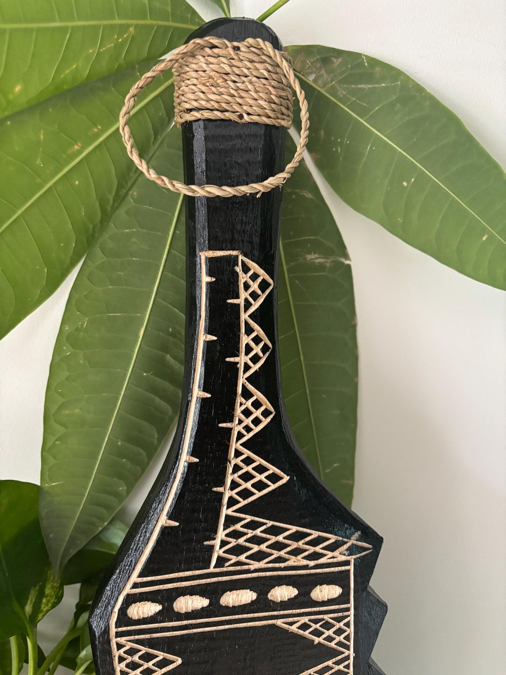 Polynesian Engraved Paddle