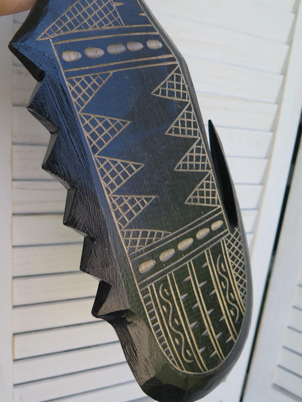 Polynesian Engraved Paddle