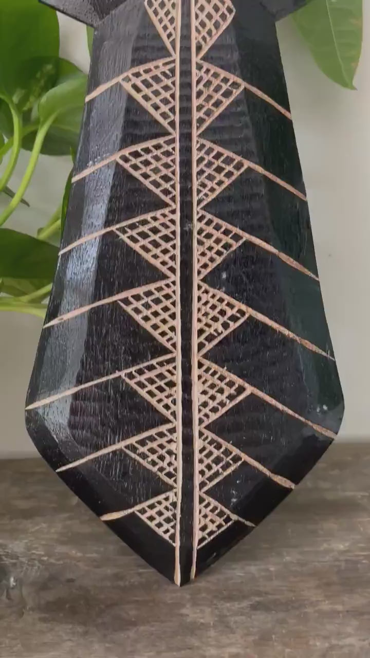Polynesian Engraved War Weapon