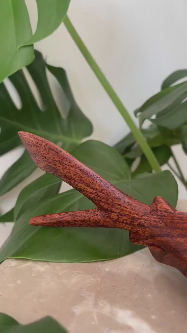Shark Engraved Statue