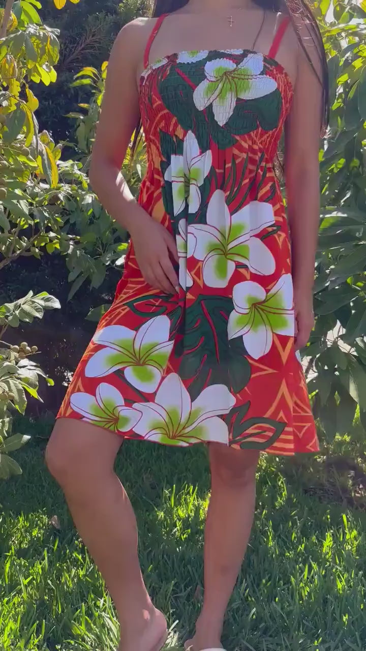 Luana Sun Dress - Orange