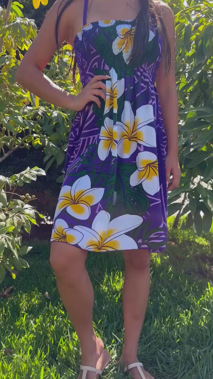 Luana Sun Dress - Purple