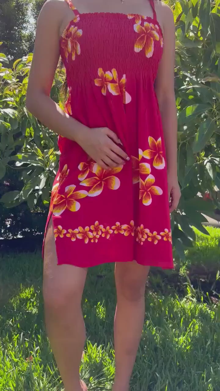 Mahina Sun Dress - Red