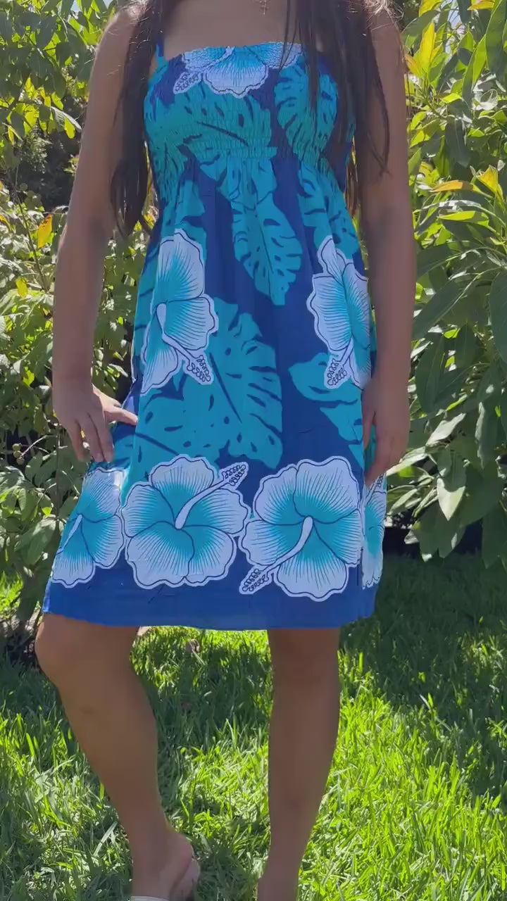 Laulani Sun Dress - Blue