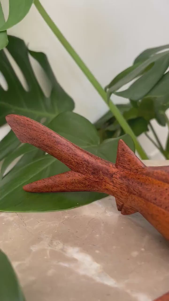 Hammerhead Engraved Statue