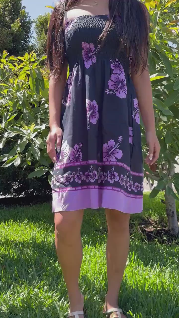 Kalei Sun Dress - Purple