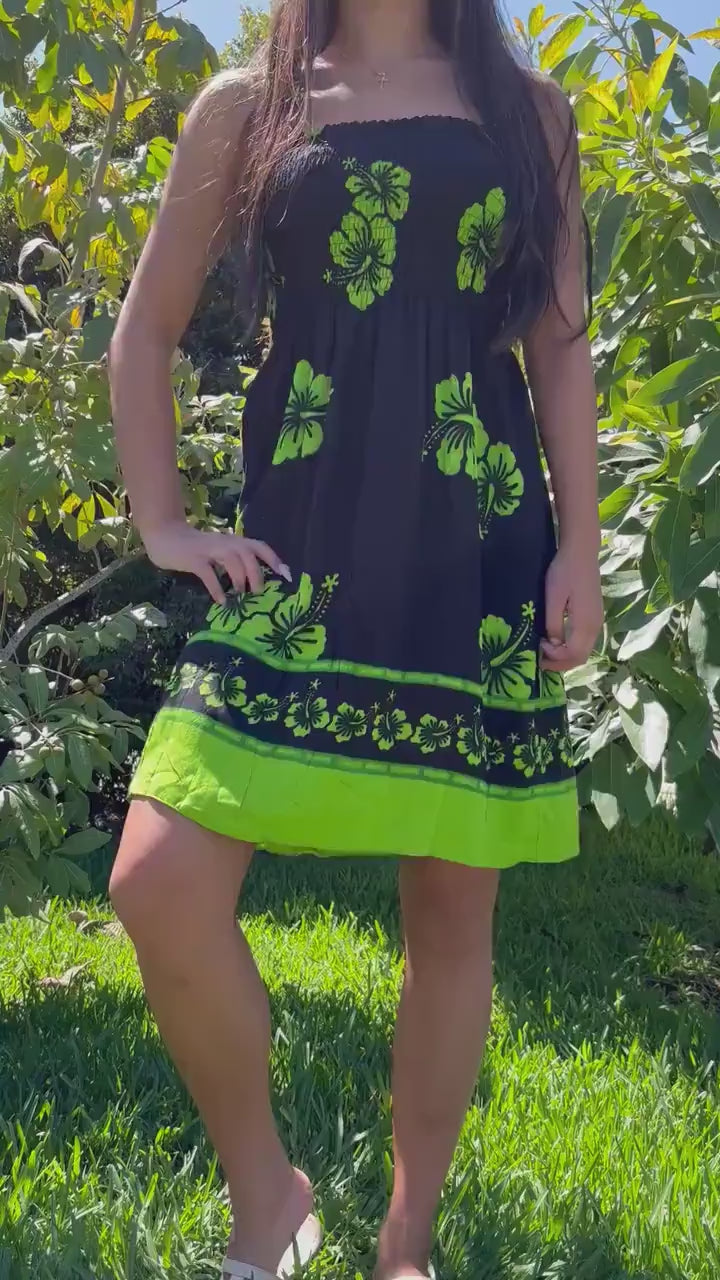 Kalei Sun Dress - Green