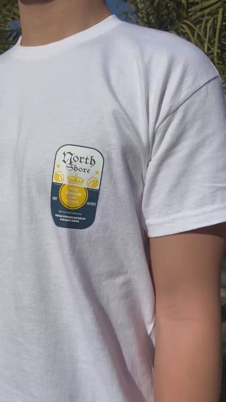 North Shore Corona Graphic Tee - White