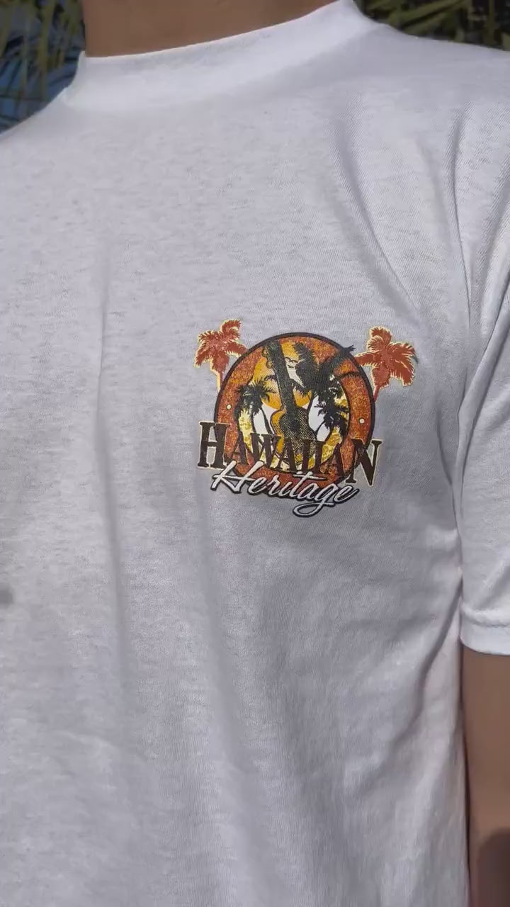 Hawaiian Heritage Graphic Tee - White