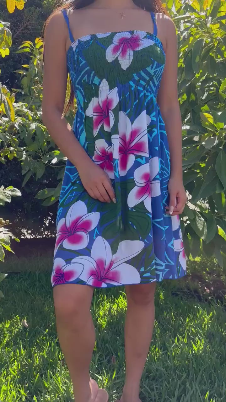 Luana Sun Dress - Blue