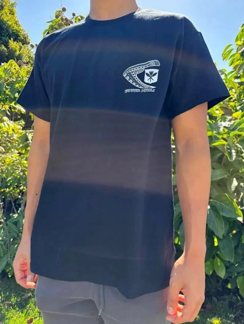 Kanaka Maoli Graphic Tee - Black & White