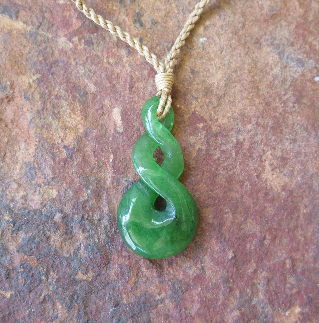 Eternity Twist Jade Pendant