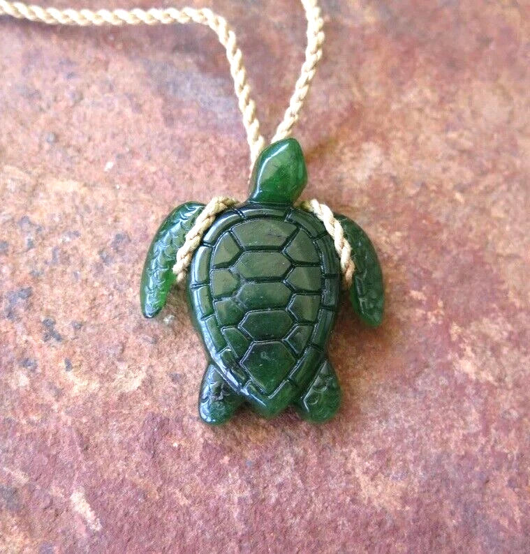 Honu Jade Pendant