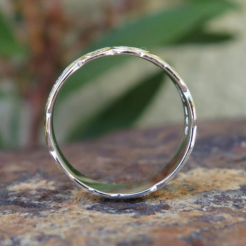 Queen Scrolling Plumeria Ring - Gold