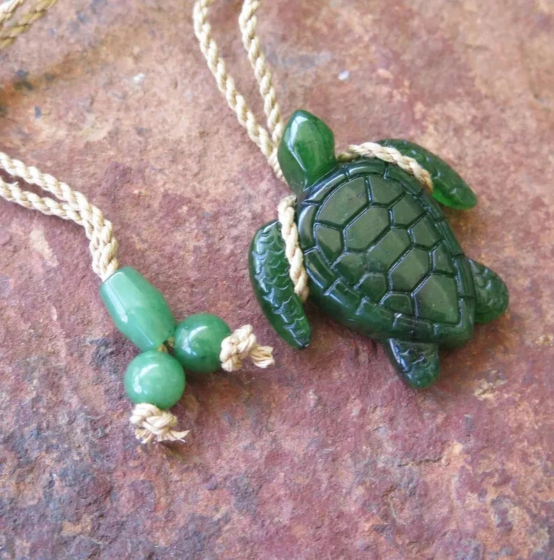Honu Jade Pendant