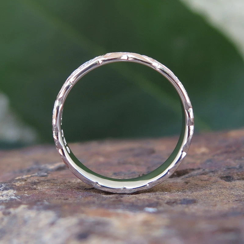 Queen Scrolling Plumeria Ring - Rose Gold