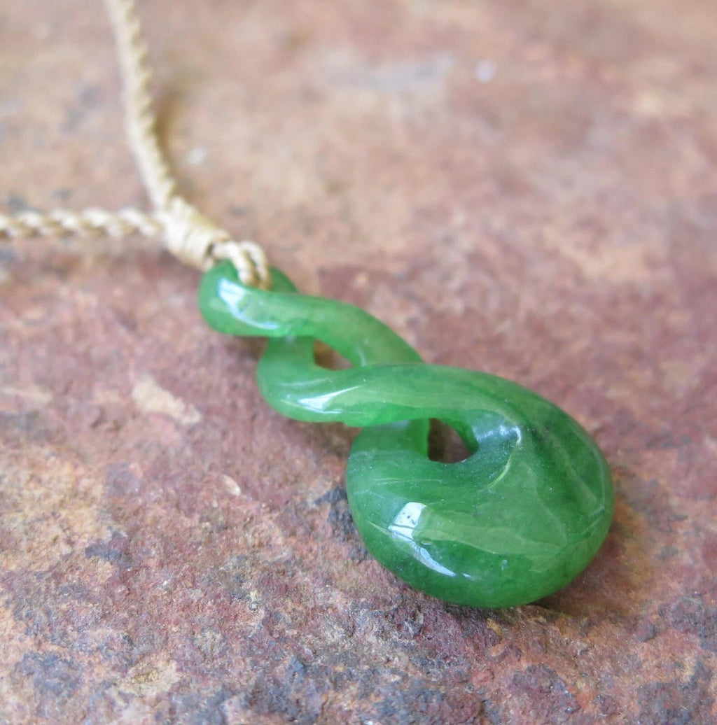 Eternity Twist Jade Pendant