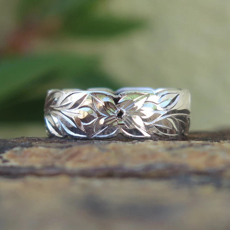 Maile Leaf Ring - Silver